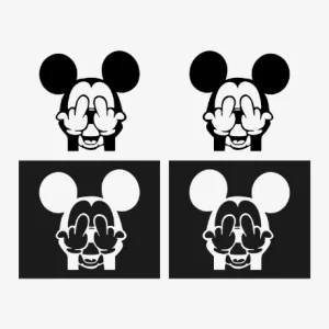 mickey schablone, mickey mouse schablone, airbrush schablone