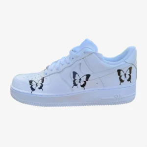 nike air force black butterfly