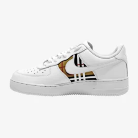 nike air force burberry custom, trittkunst custom sneakers
