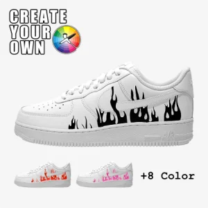 nike air force flame