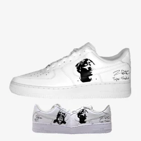 nike air force 1 af1 tupac x big custom, trittkunst gmbh custom sneakers