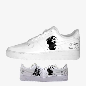 nike air force 1 af1 tupac x big custom, trittkunst gmbh custom sneakers