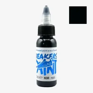 snakercolor, sneakerpaint, leatherpaint black, Sneakarts Lederfarben