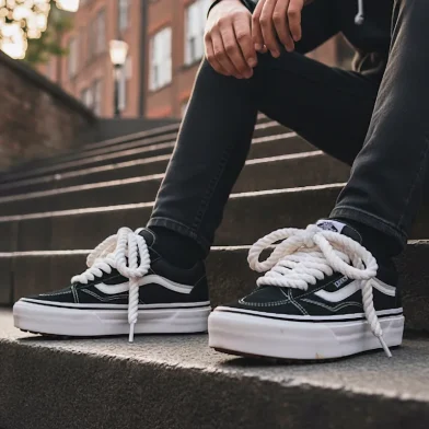 vans knu skool rope laces