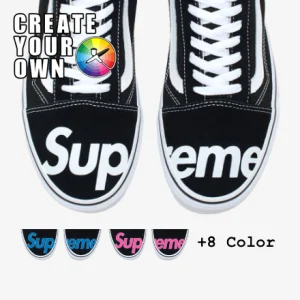 vans old skool supreme custom, trittkunst custom sneakerd
